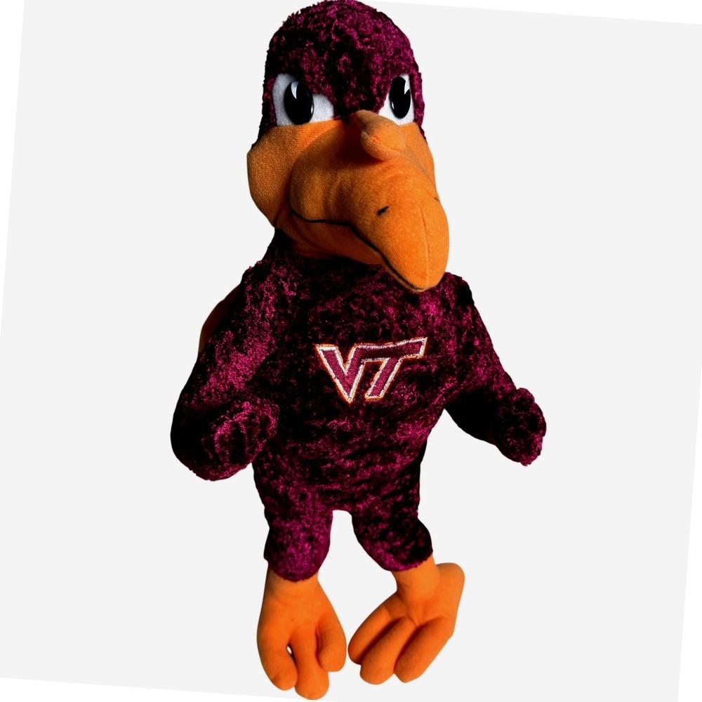 Virginia Tech Fan Hokies Plush Mascot NCAA College Football Fan‎ Souvenir Toy VT